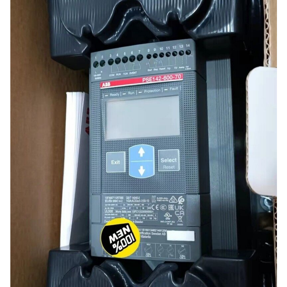 ABB PSE142-600-70 Soft Starter, New in Box, Industrial Automation PLC Part