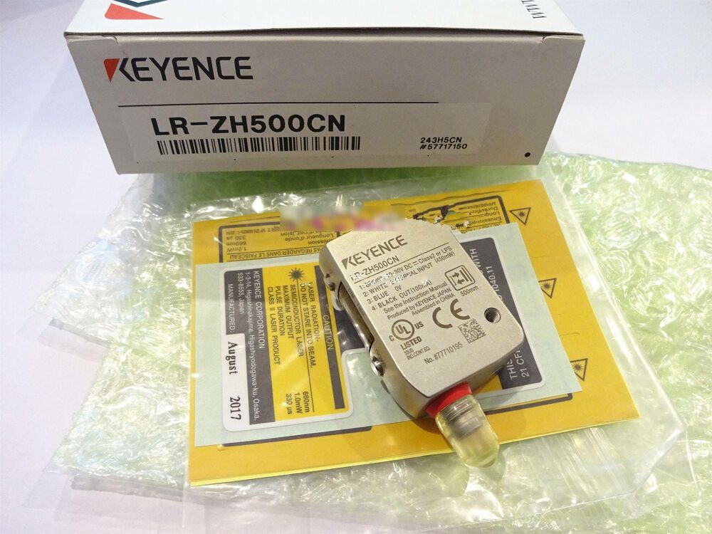 Keyence LR-ZH500CN Laser Sensor with packaging, industrial automation part, new condition.
