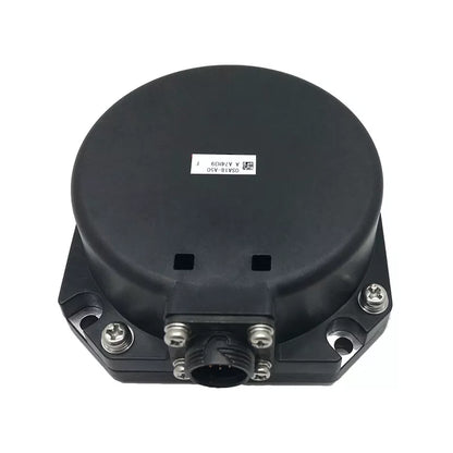 Mitsubishi OSA18-A50 Motor Driver - Black industrial motor driver with encoder and connector, OSA18A50