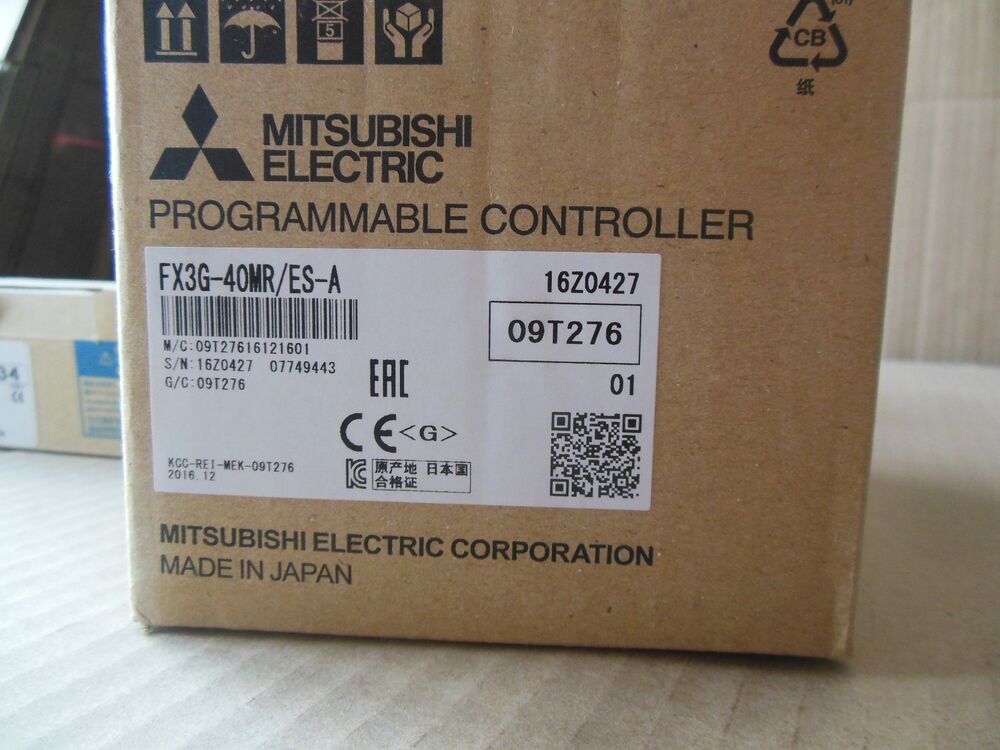 Mitsubishi FX3G-40MR/ES-A Programmable Controller box. New PLC module.
