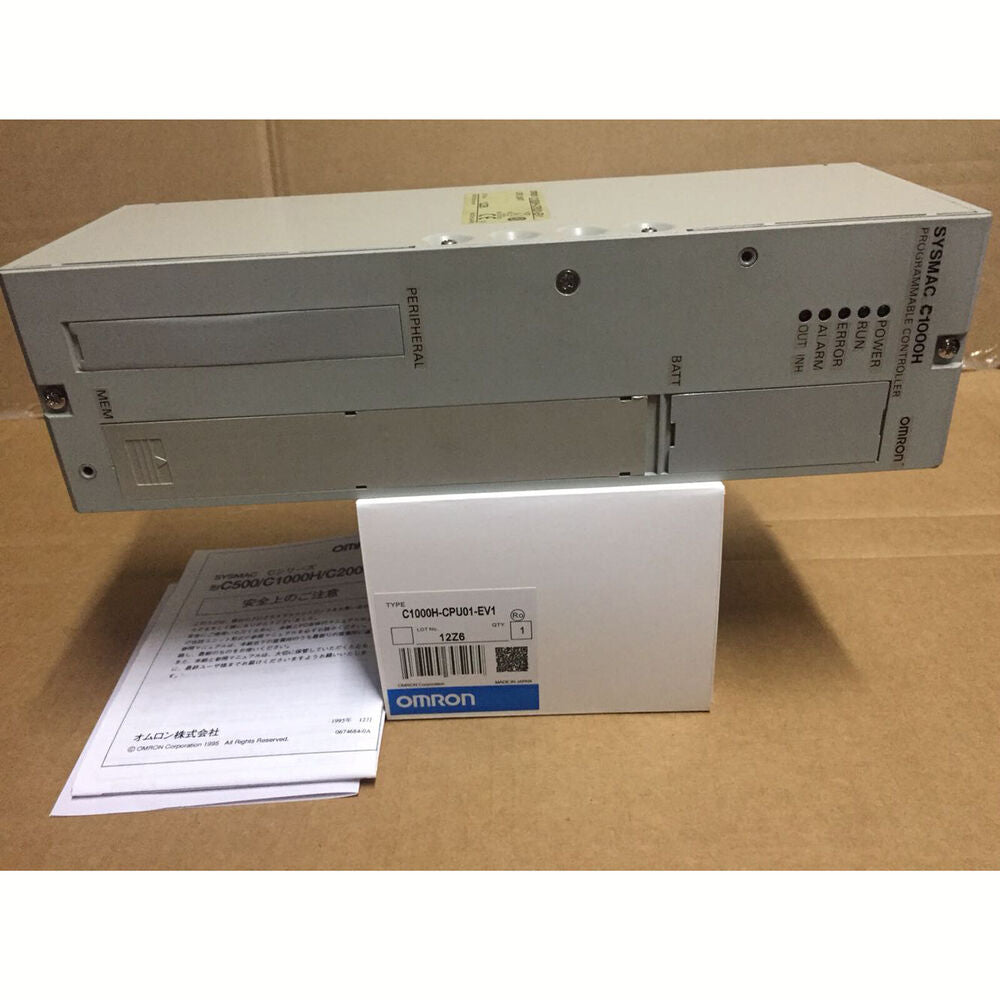 Omron C1000H-CPU01-EV1 PLC module, new in box, Sysmac programmable controller, industrial automation part