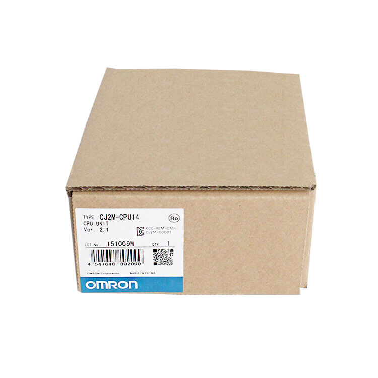 New Omron CJ2M-CPU14 PLC Module CPU Unit in Box | Industrial Automation Parts