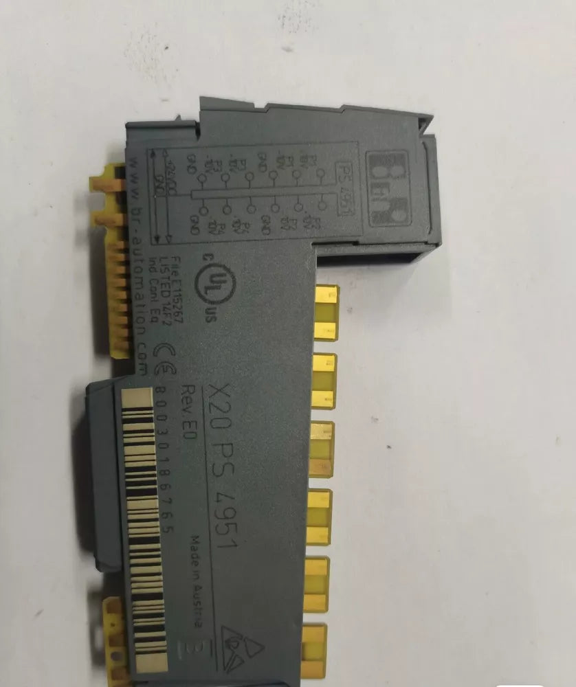 B&R X20 PS 4951 Power Supply Module, gray industrial automation part, Made in Austria