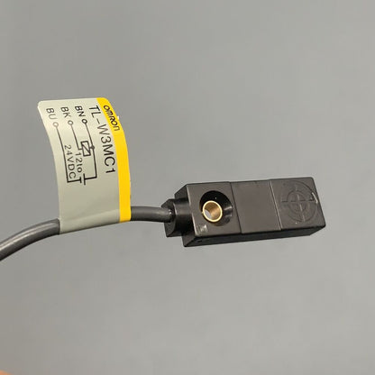 Omron TL-W3MC1 Proximity Sensor with cable, new industrial automation sensor.