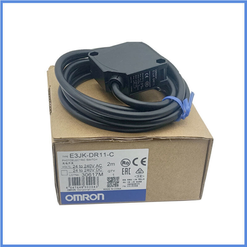 Omron E3JK-DR11-C Photoelectric Switch, 24-240V AC/DC, New product