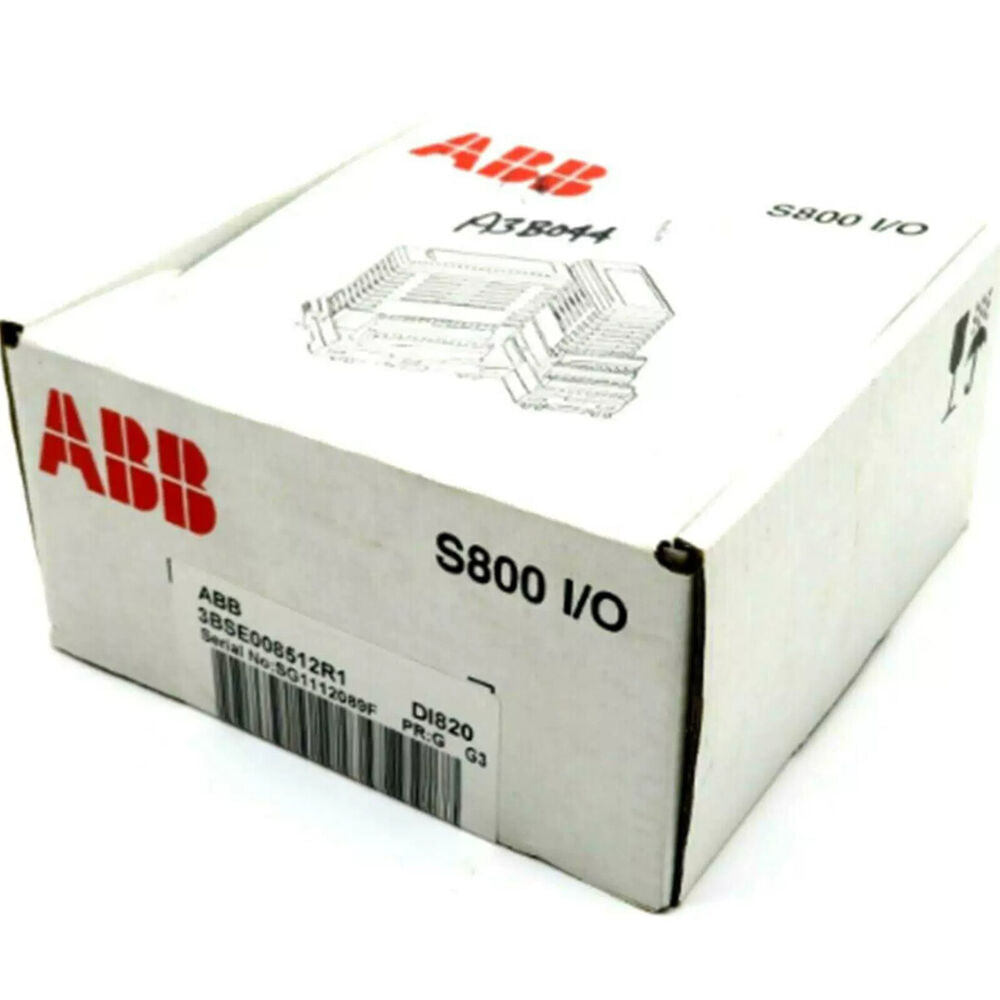ABB S800 I/O DI820 Digital Input Module 3BSE008512R1 product box, industrial automation PLC part