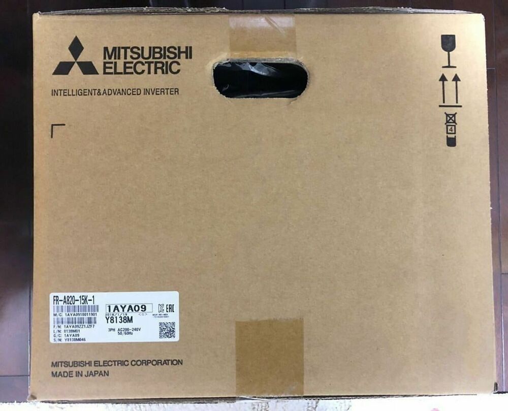 Mitsubishi FR-A820-15K-1 Inverter box, Intelligent & Advanced Inverter, Made in Japan, FRA82015K1, fast shipping