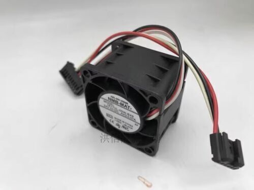 FANUC 1611VL-05W-B49 cooling fan, DC24V, black with wiring and connectors, industrial automation part.