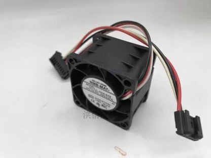 FANUC 1611VL-05W-B49 cooling fan, DC24V, black with wiring and connectors, industrial automation part.