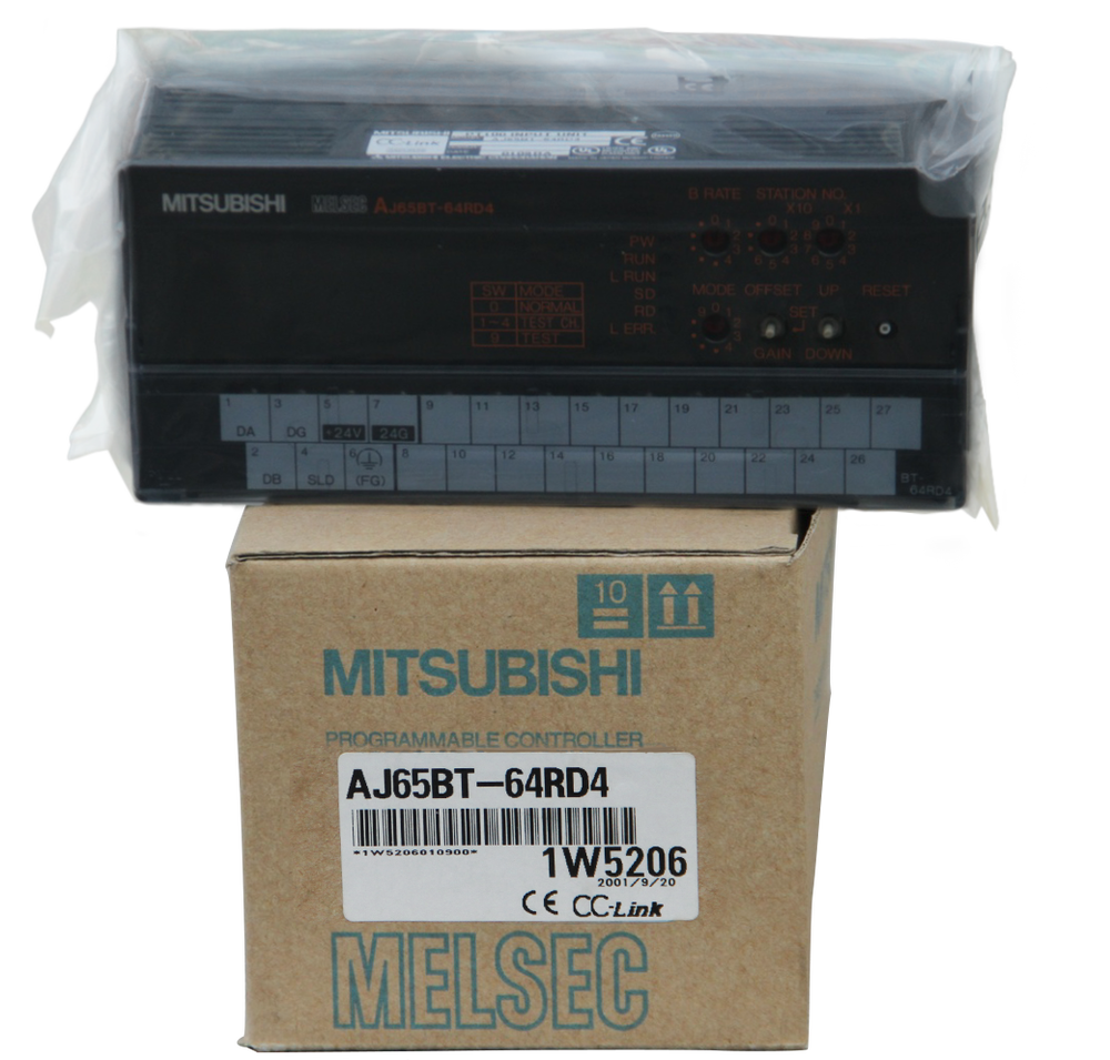 Mitsubishi AJ65BT-64RD4 PLC Module in Box - Programmable Controller