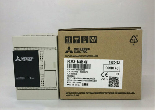 Mitsubishi FX3SA-14MR-CM PLC in box, new industrial automation part