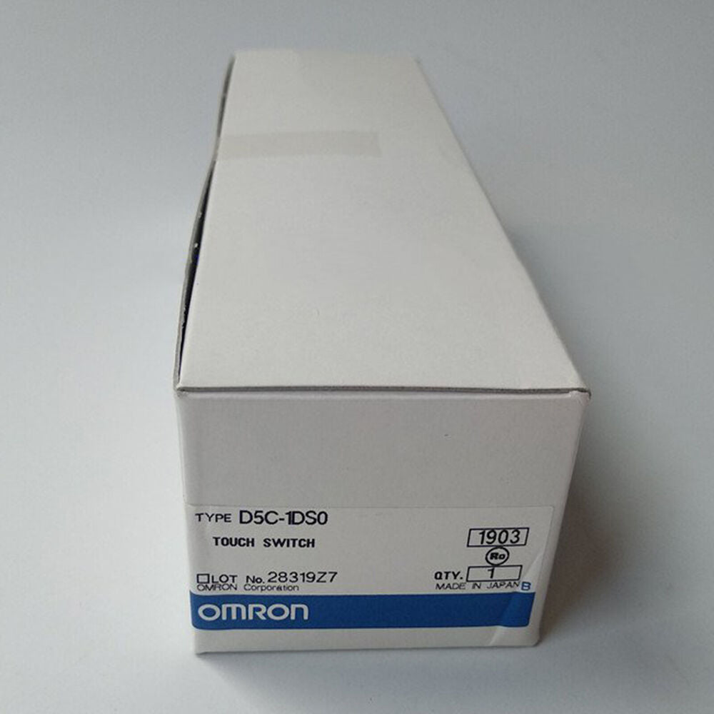 Omron D5C-1DS0 Touch Switch in packaging, industrial automation sensor.