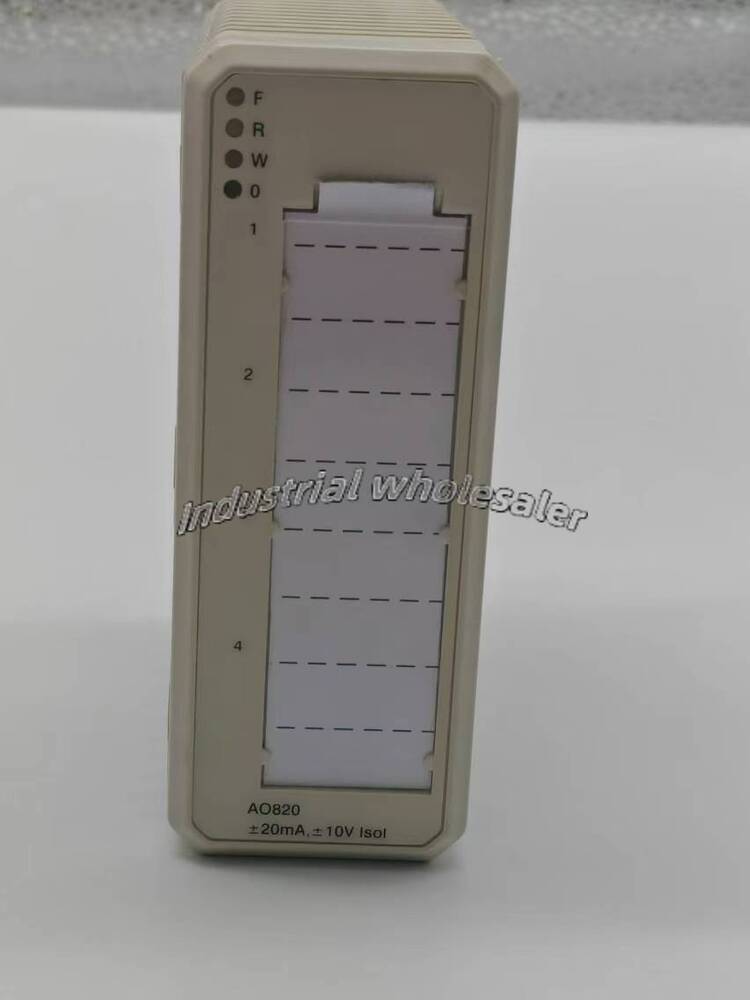 ABB AO820 I/O Module, Industrial Automation Part with status indicators, ±20mA, ±10V Isol