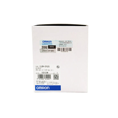 Omron CJ2M-CPU35 PLC CPU unit in box, new with labels