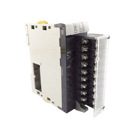 Omron CJ1W-DA08C PLC Module, industrial automation part with terminal connections.