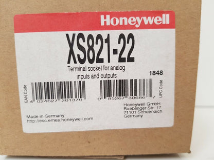 Honeywell xs821-22 terminal socket for analog inputs and outputs xs821-22