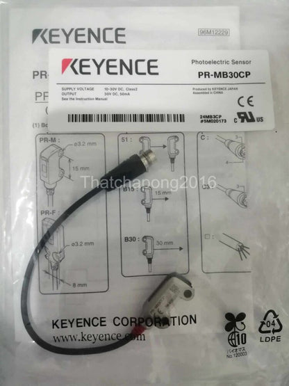 NEW KEYENCE PR-MB30CP Mini-Slim Reflective Photoelectric Sensor