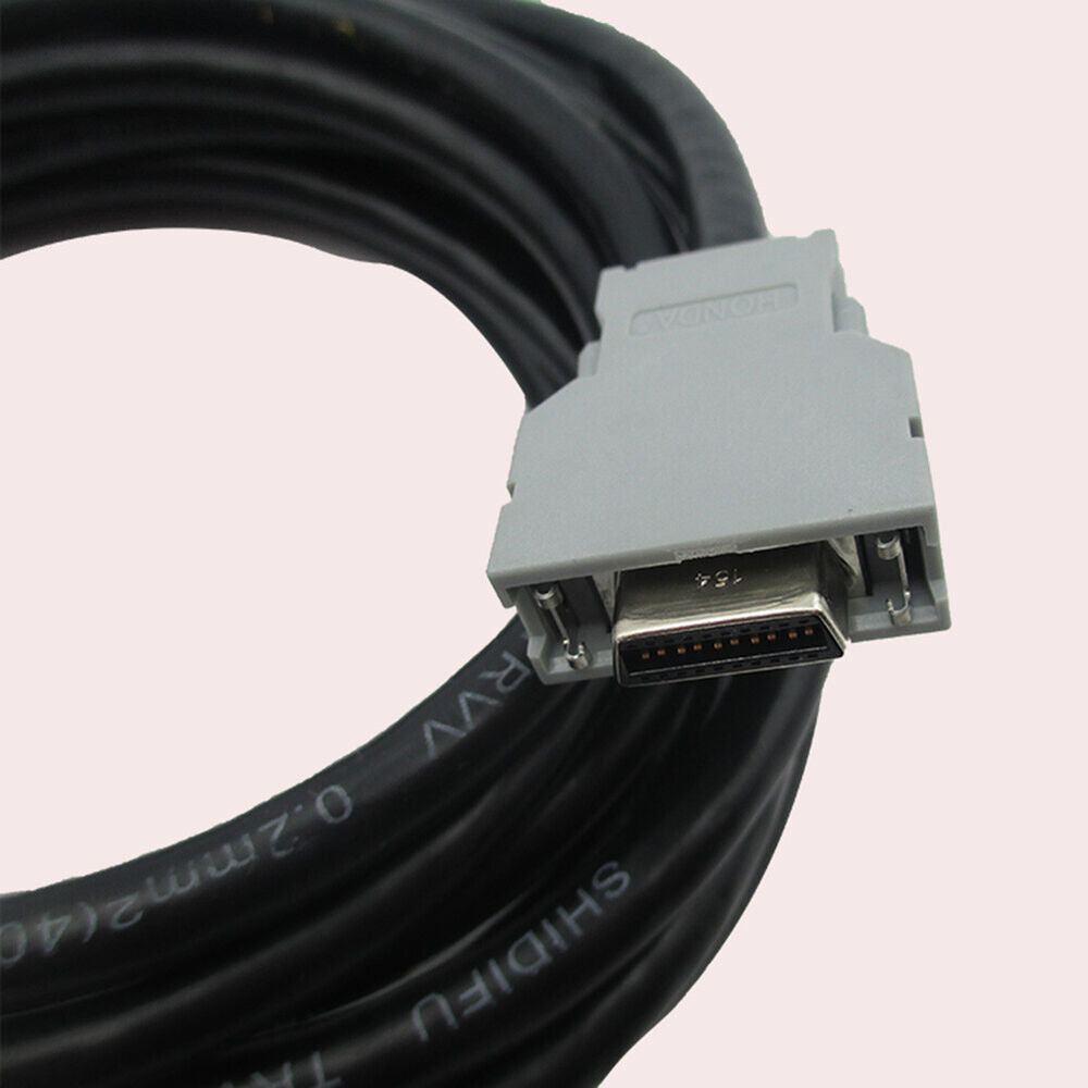 FANUC A660-2005-T505 Servo Motor Encoding Cable with connector, black cable and gray connector