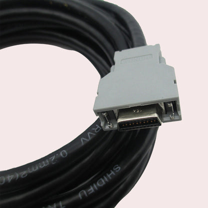 FANUC A660-2005-T505 Servo Motor Encoding Cable with connector, black cable and gray connector