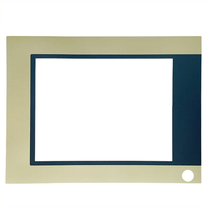 B&R 5AP1120.1505-000 HMI Touch Screen bezel, beige and navy blue trim