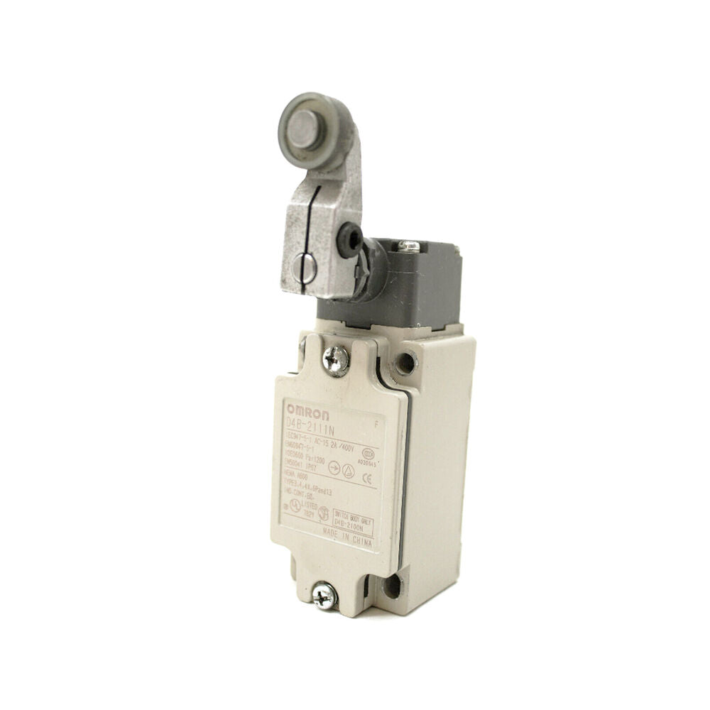 Omron D4B-2111N limit switch industrial automation part with roller lever, new in box