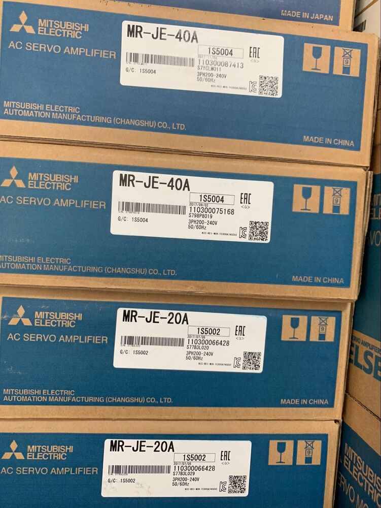 Mitsubishi MR-JE-40A Servo Drive Boxes, AC Servo Amplifier, Fast Ship