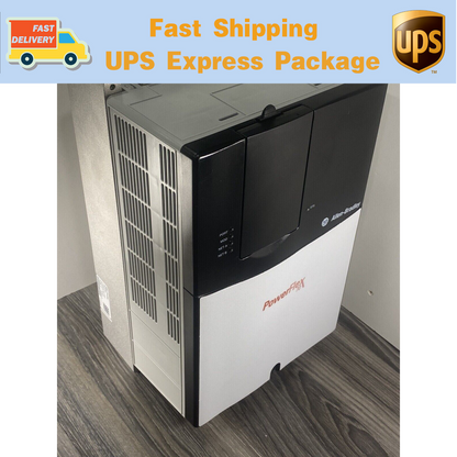 Allen-Bradley PowerFlex 70 AC Drive with UPS Express. Industrial motor control panel, fast shipping.