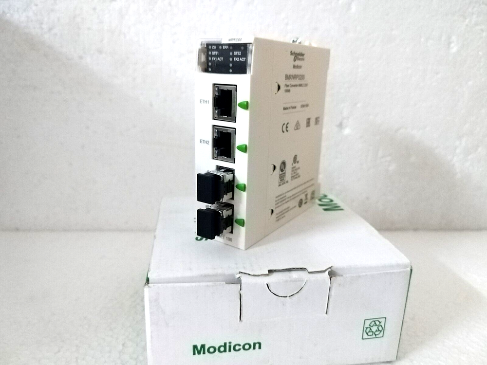 Schneider BMXNRP0200 Fiber Converter MM/LC 2CH 100Mb