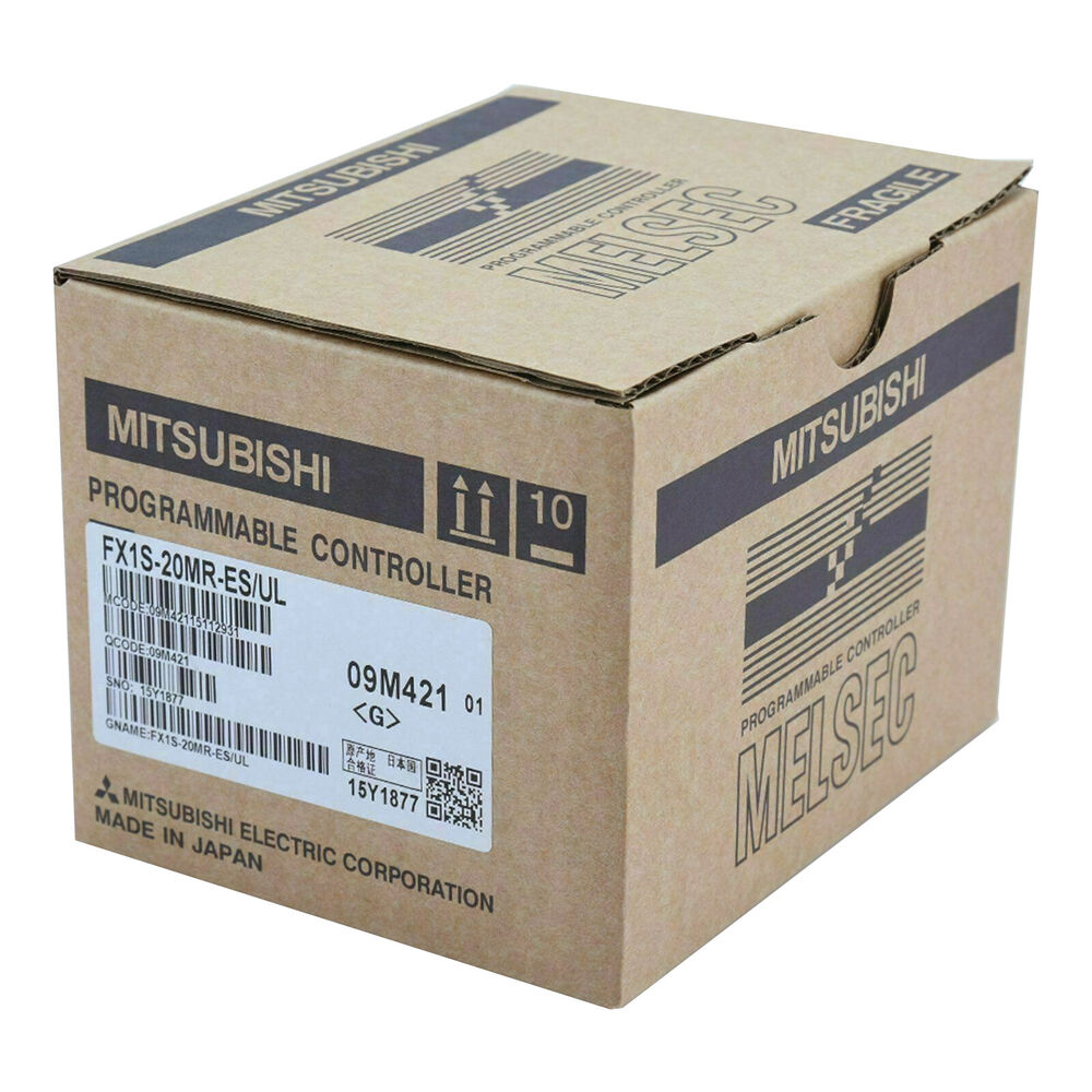 Mitsubishi FX1S-20MR-ES/UL PLC Module box, Programmable Controller, Made in Japan. MELSEC series.