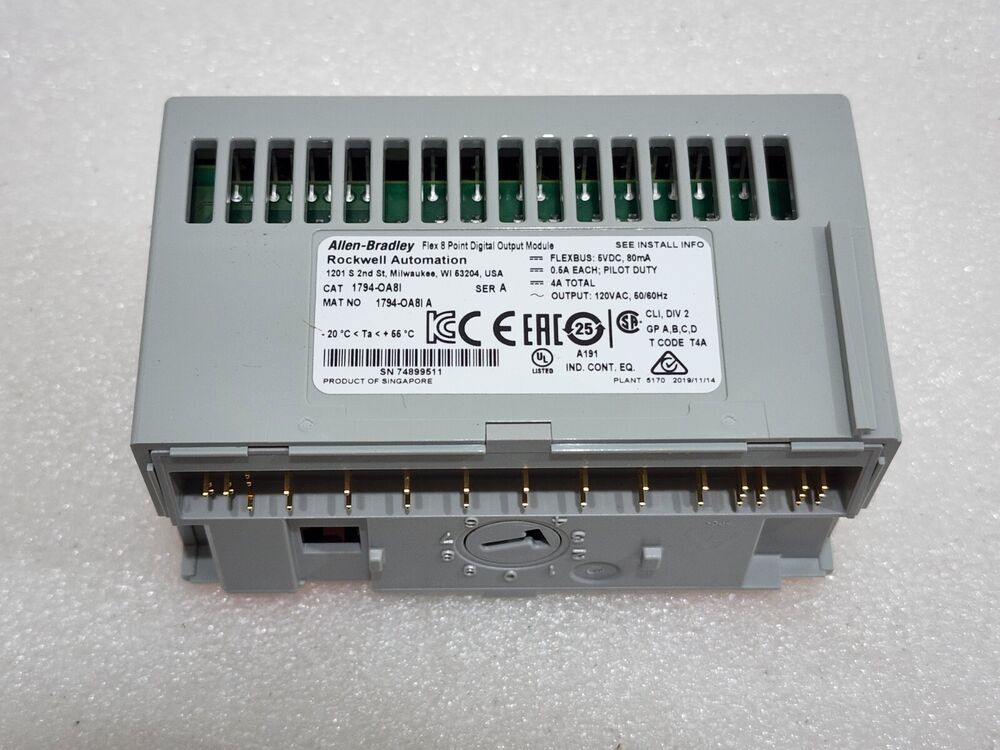 ALLEN BRADLEY CAT 1794-OA8I FLEX 8-POINT DIGITAL OUTPUT MODULE  !