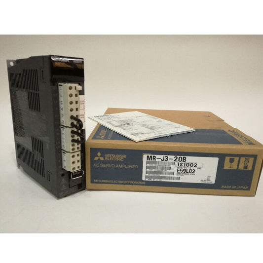 Mitsubishi MR-J3-20B AC Servo Amplifier with box. Industrial automation part, Made in Japan, Fast Shipping