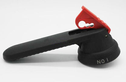ABB OHB145J12 Handle Disconnect Switch, black handle with red safety lock, NO. 1 marking