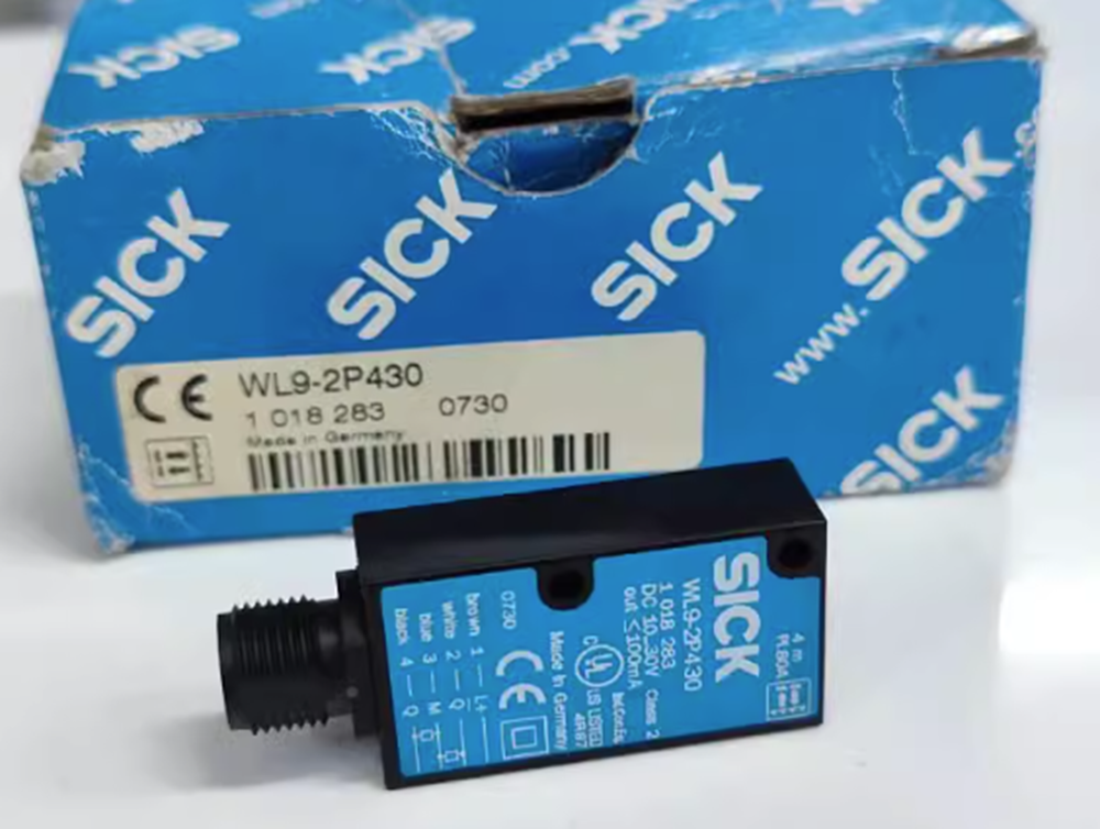 NEW SICK WL9-2P430 PLC POLARISED REFLEX PHOTOELECTRIC SENSOR 4M PNP M12