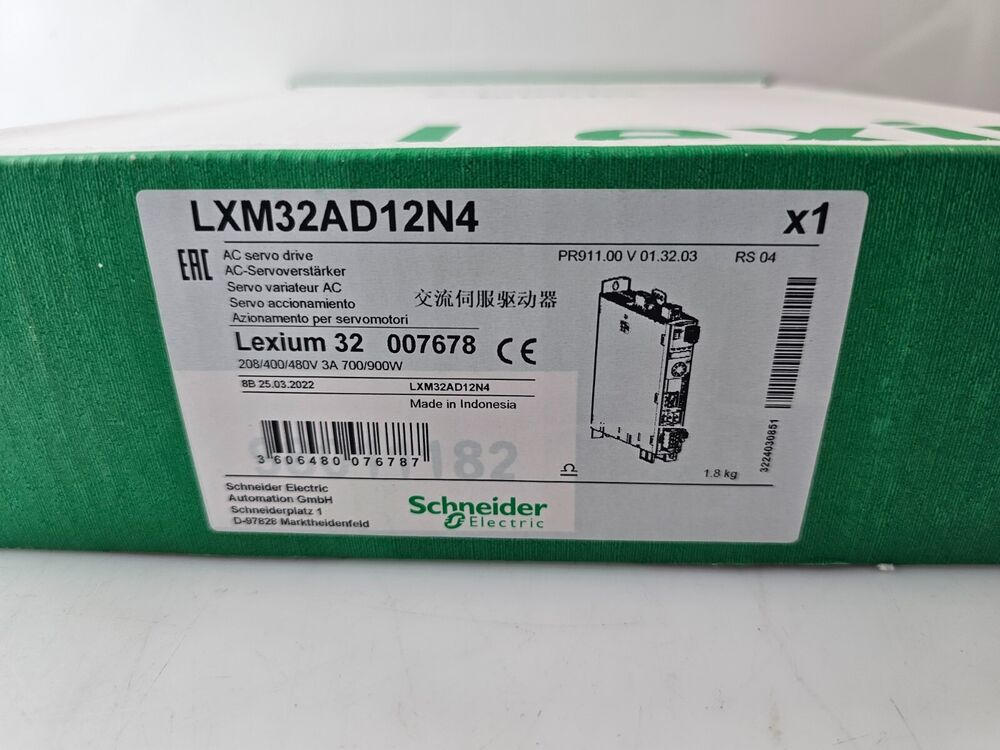 SCHNEIDER LXM32AD12N4 FREE EXPEDITED SHIPPING