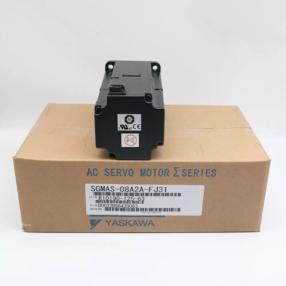 YASKAWA SGMAS-08A2A-FJ31 AC Servo Motor, new on box, industrial automation part