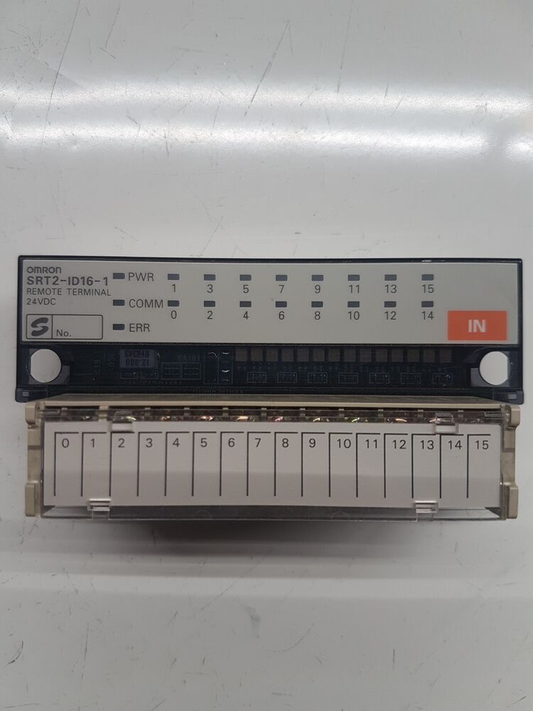 Omron SRT2-ID16-1 PLC Module, industrial automation component, new condition, available for sale.