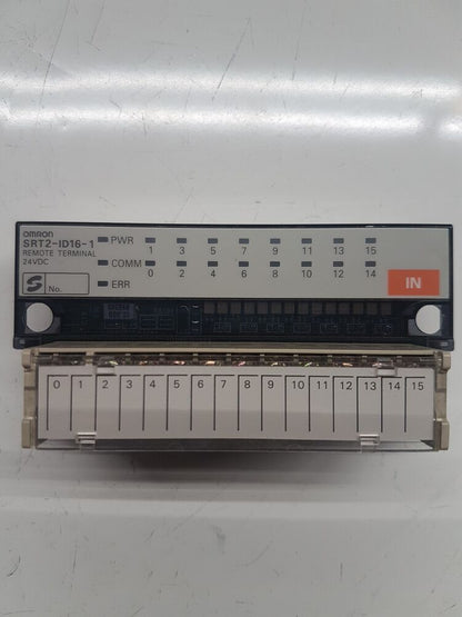 Omron SRT2-ID16-1 PLC Module, industrial automation component, new condition, available for sale.