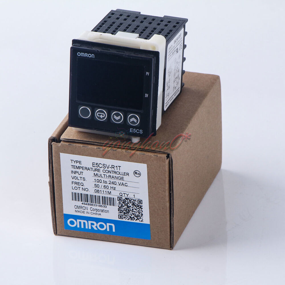 OMRON E5CSV-R1T Temperature Controller, Multi-Range with display, NEW industrial automation part.