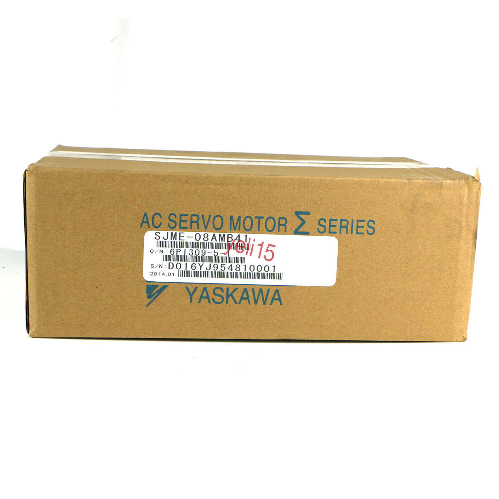 YASKAWA SJME-08AMB41 AC Servo Motor box, new with expedited shipping.