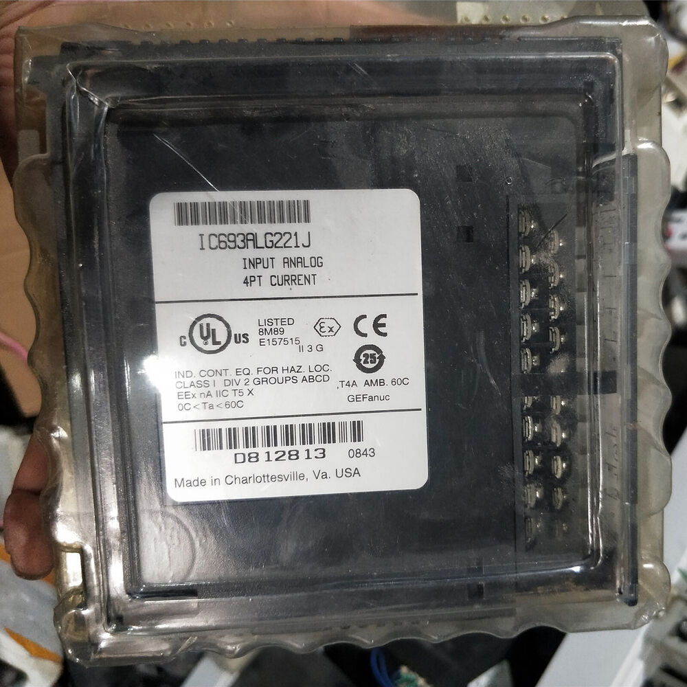 FANUC IC693ALG221J PLC Module, Input Analog 4PT Current, New Fast Shipping
