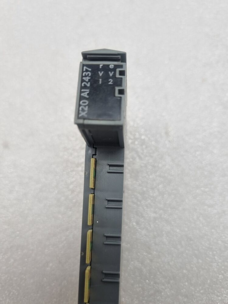 B&R X20AI2437 Analog Input Module, industrial automation part, side view