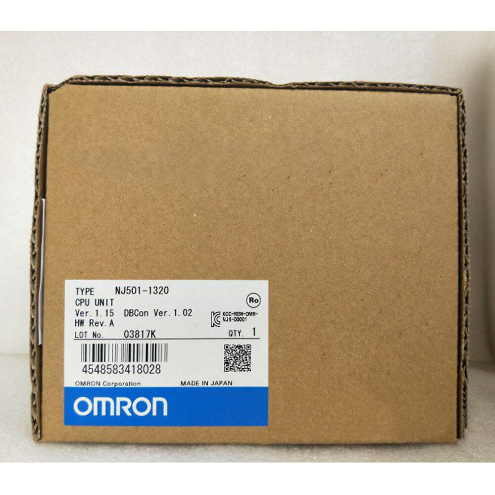Omron NJ501-1320 CPU Controller Unit in box, Made in Japan, Fast Shipping.