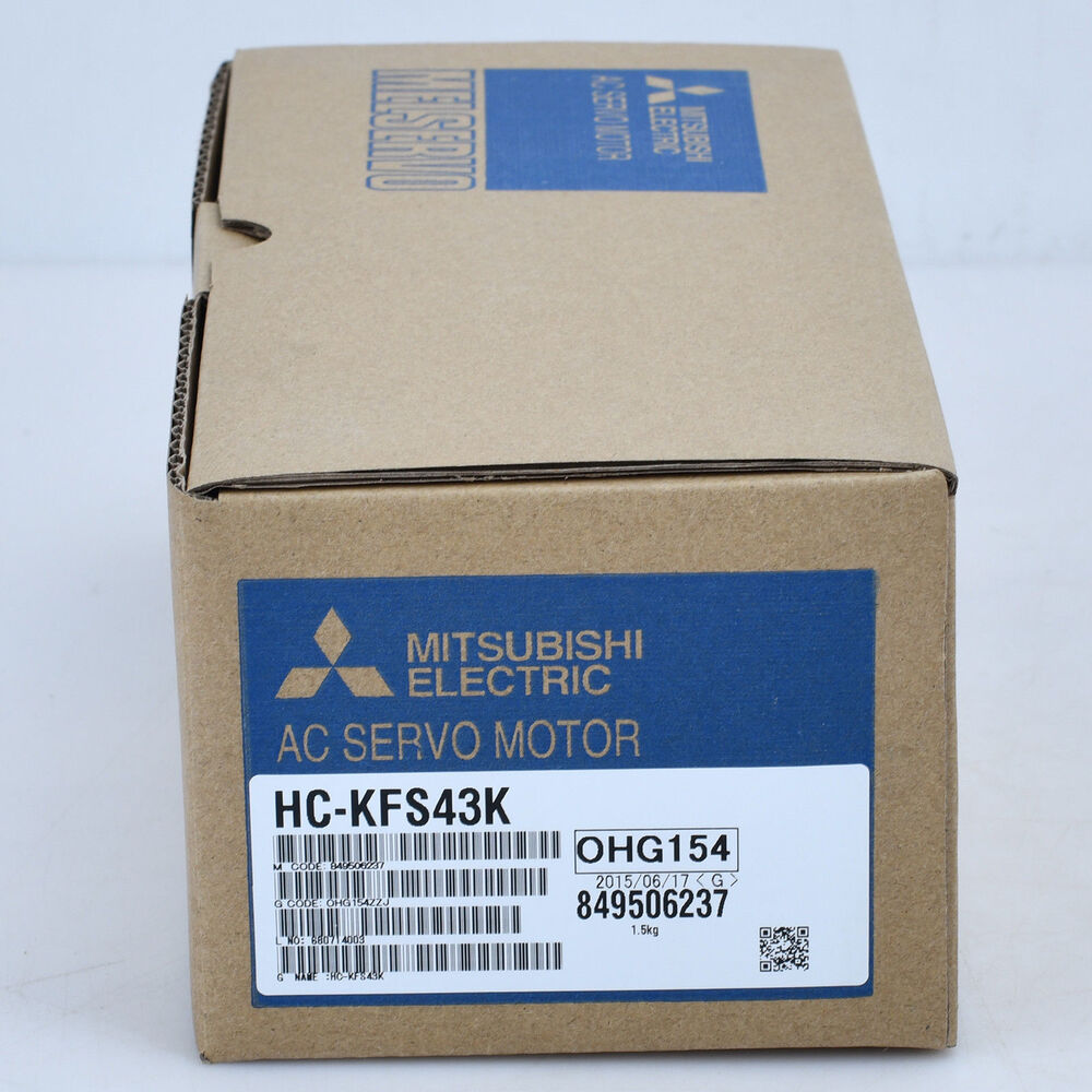 Mitsubishi HC-KFS43K AC Servo Motor in original box. Industrial automation part, new in box.