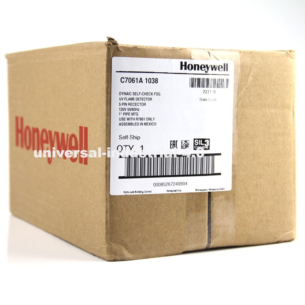 Honeywell C7061A1038 C7061A1038 UV Flame Detector NEW