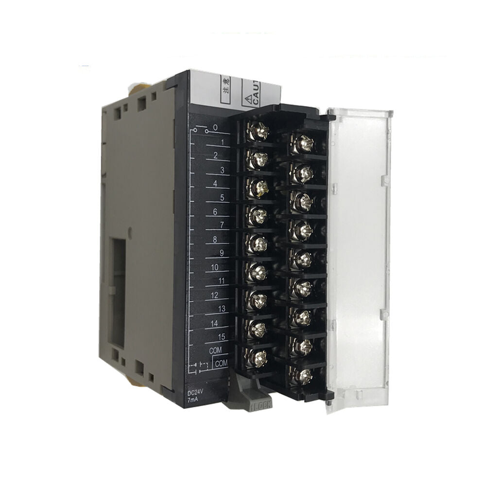 Omron CJ1W-ID211 PLC Input Module. Industrial automation part with terminal blocks, DC24V, and 7mA input.