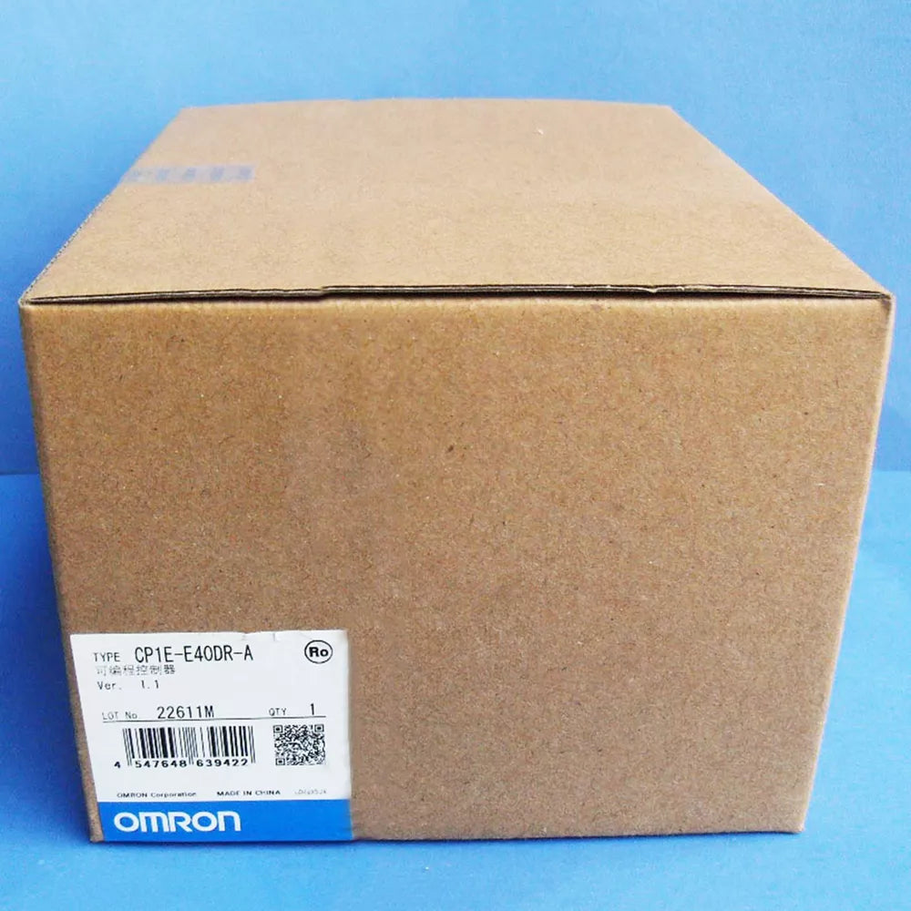 Omron CP1E-E40DR-A Programmable Controller box, new industrial automation part, fast shipping.
