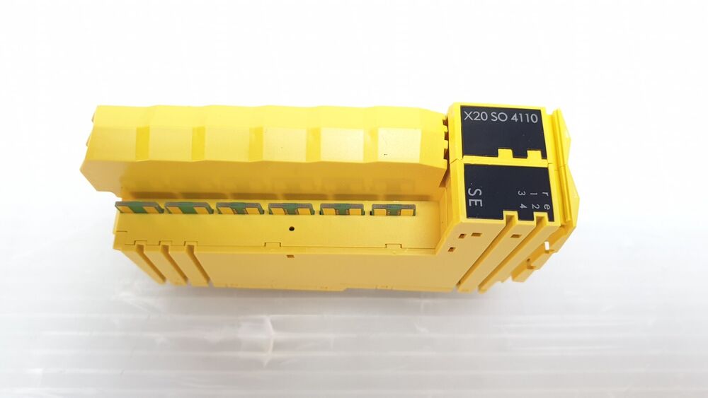 X20 System Safety Output Module X20 SO 4110, yellow industrial component