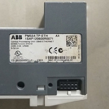 ABB PM554-TP-ETH PLC Module, New, Ethernet Central Processing Unit