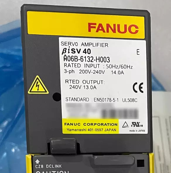 FANUC A06B-6132-H003 Servo Amplifier, industrial automation part, 240V 13.0A, new condition.