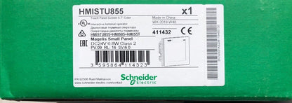 Schneider Electric HMISTU855 Touch Panel, 5.7 inch color display, Magelis Small Panel, industrial automation equipment.